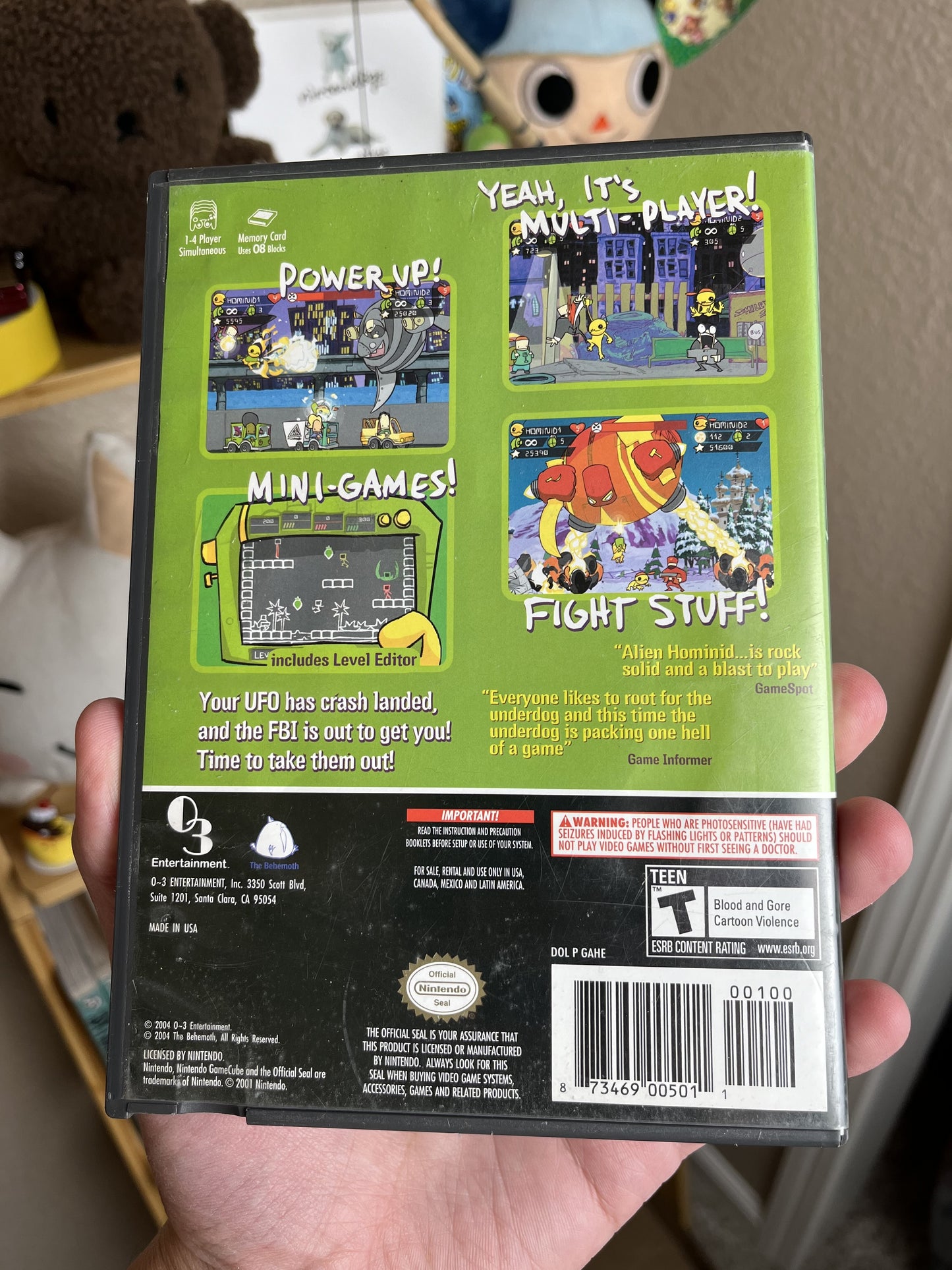 Alien Hominid GameCube Boxed