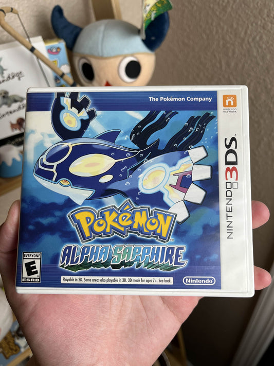 Pokemon Alpha Sapphire 3DS CIB Clean