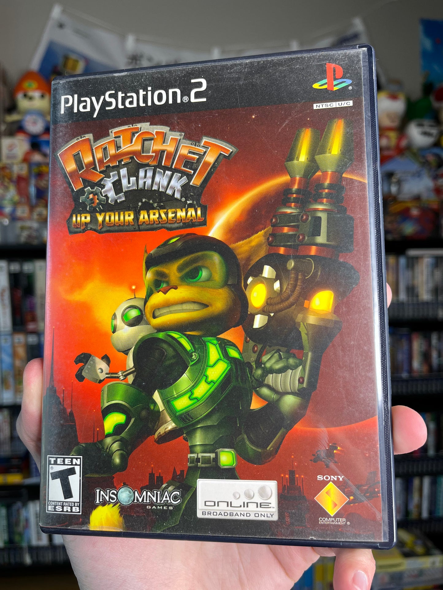 Ratchet & Clank Up Your Arsenal PS2 CIB Clean