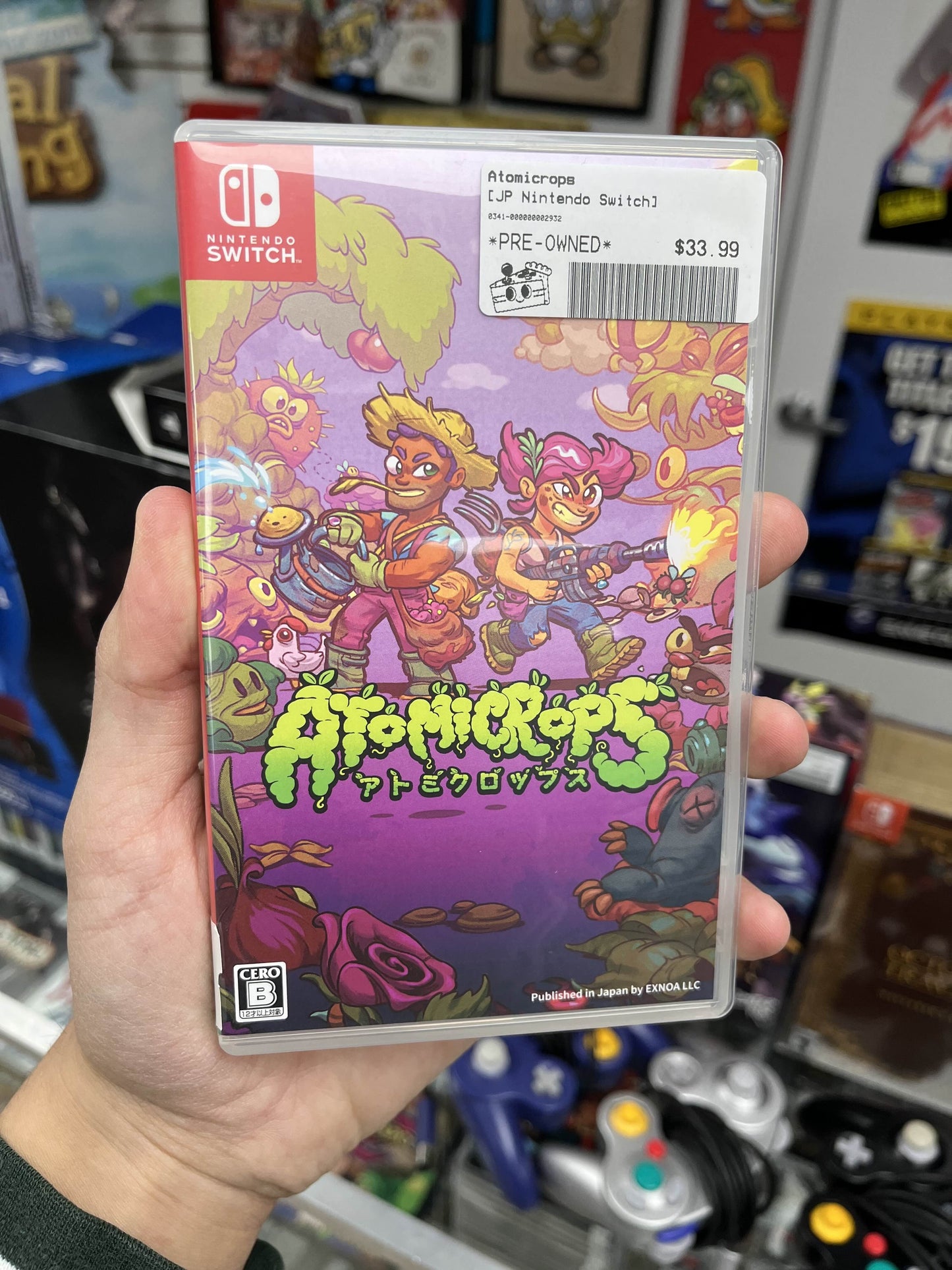 Atomicrops Nintendo Switch JP Complete