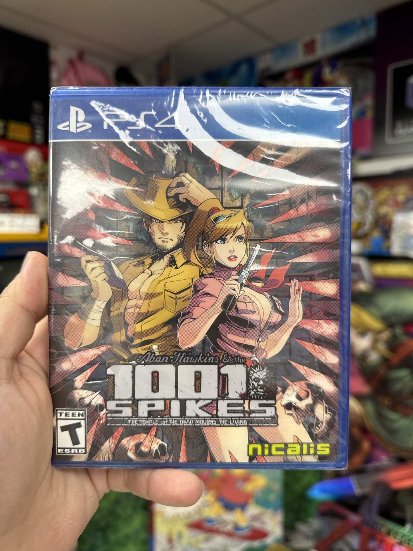 1001 Spikes PS4 Sealed (Small rip in seal)