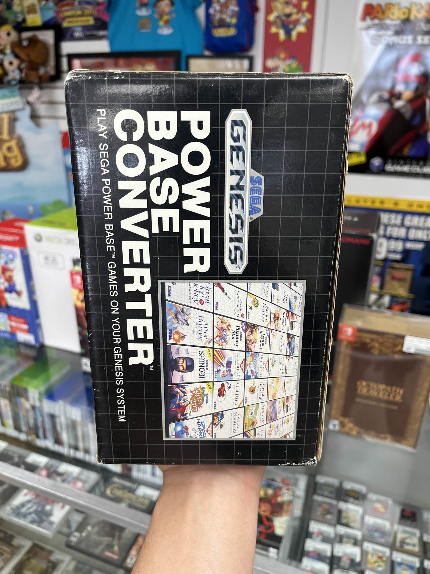 Sega Genesis Power Base Converter Boxed CLEAN