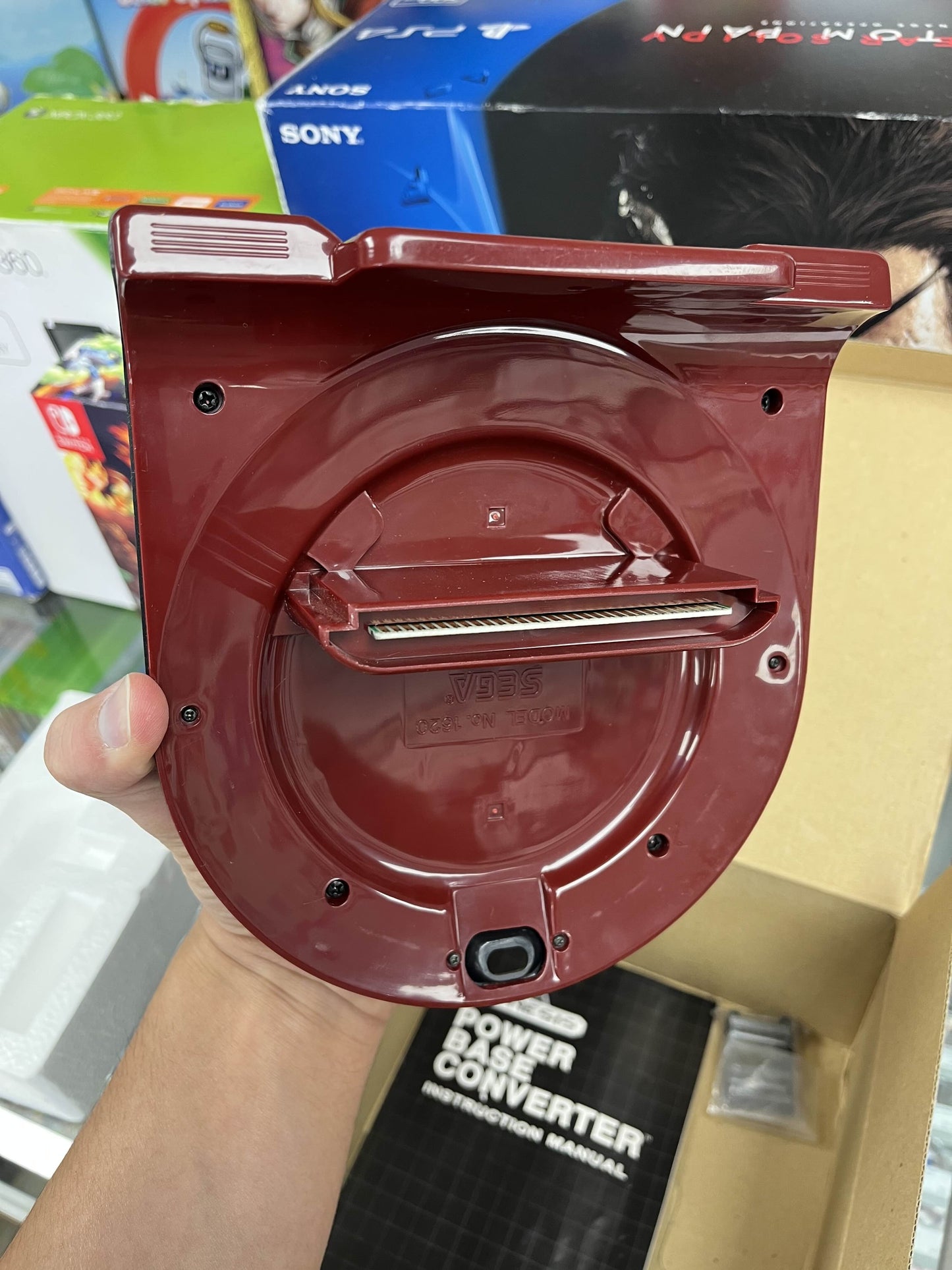 Sega Genesis Power Base Converter Boxed CLEAN