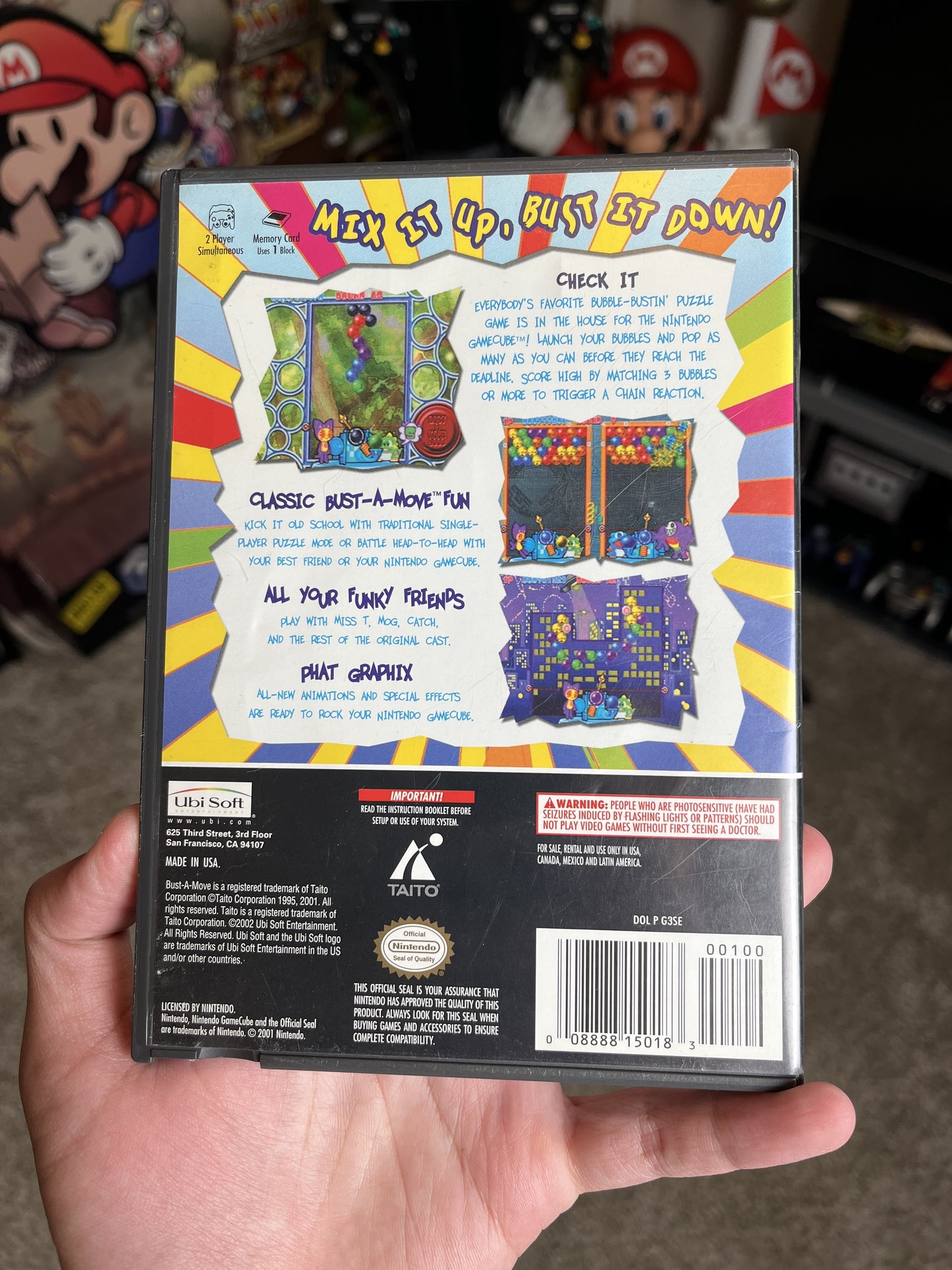 Bust-A-Move GameCube CIB Clean Rare