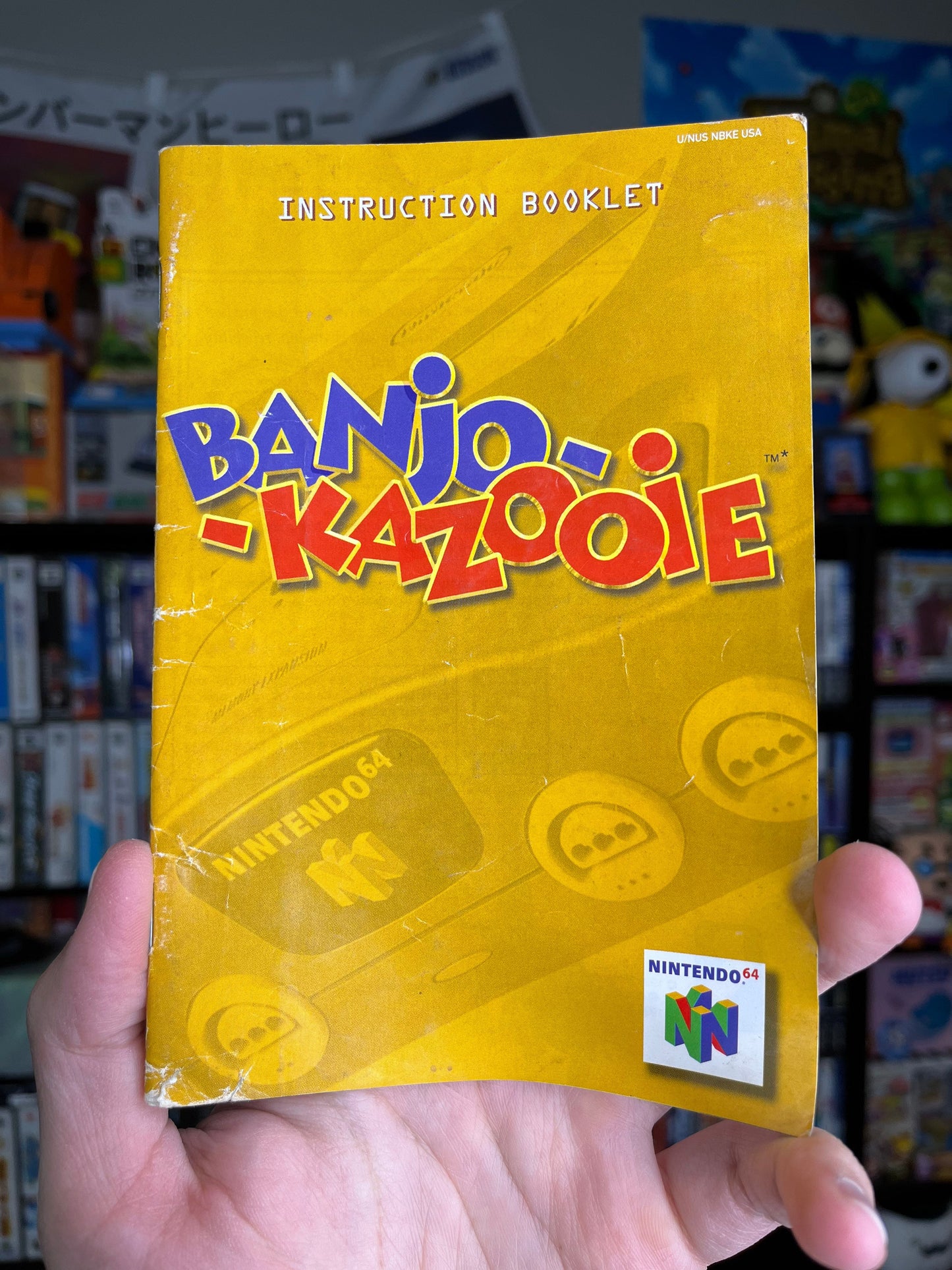 Banjo Kazooie N64 Authentic W/ Manual