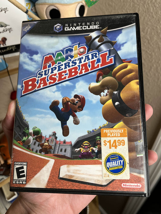 Mario Superstar Baseball GameCube Boxed