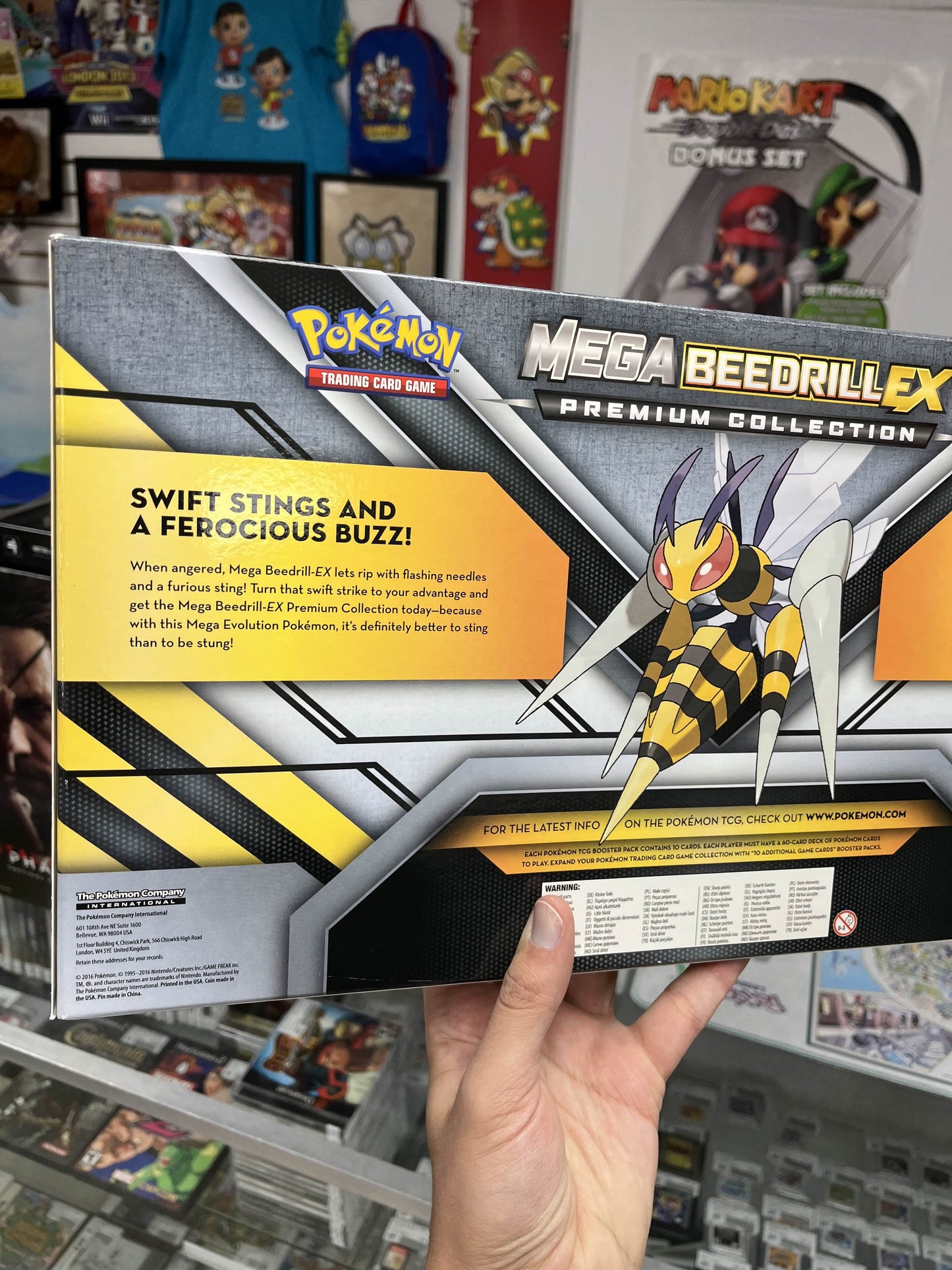 2016 Pokemon Mega Beedrill ex Premium Collection Box (RARE)