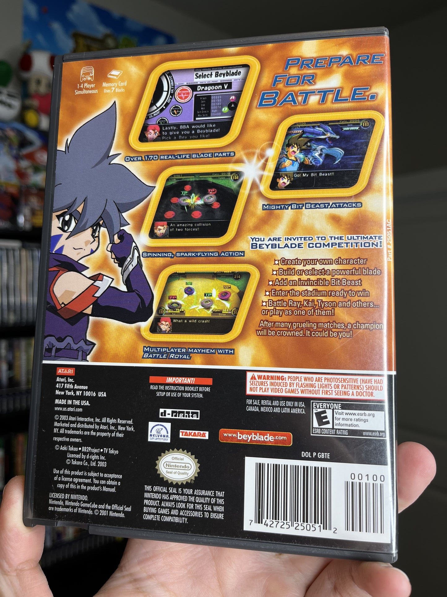 Beyblade VForce GameCube CIB Mint