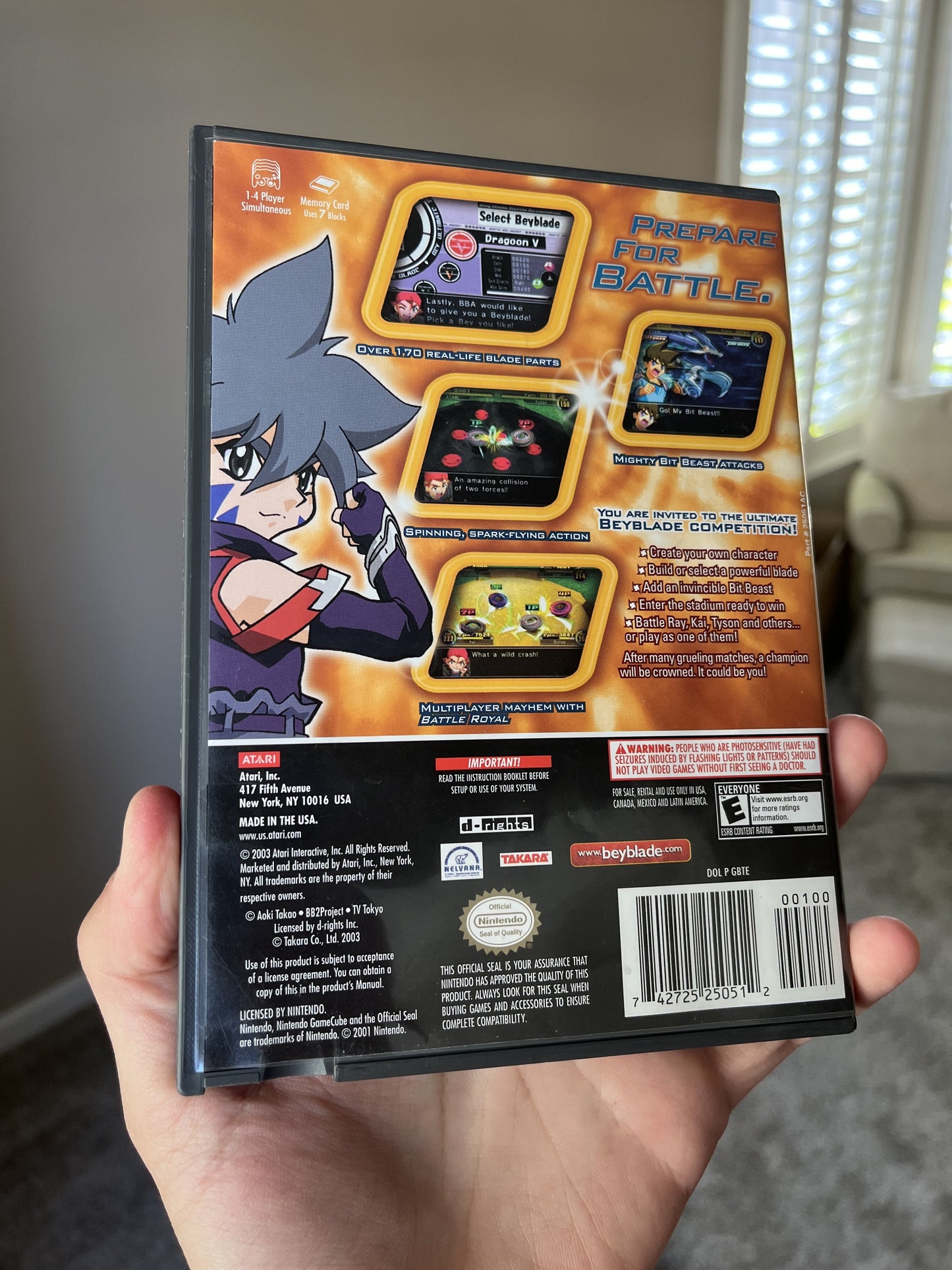 Beyblade V-Force GameCube CIB Clean