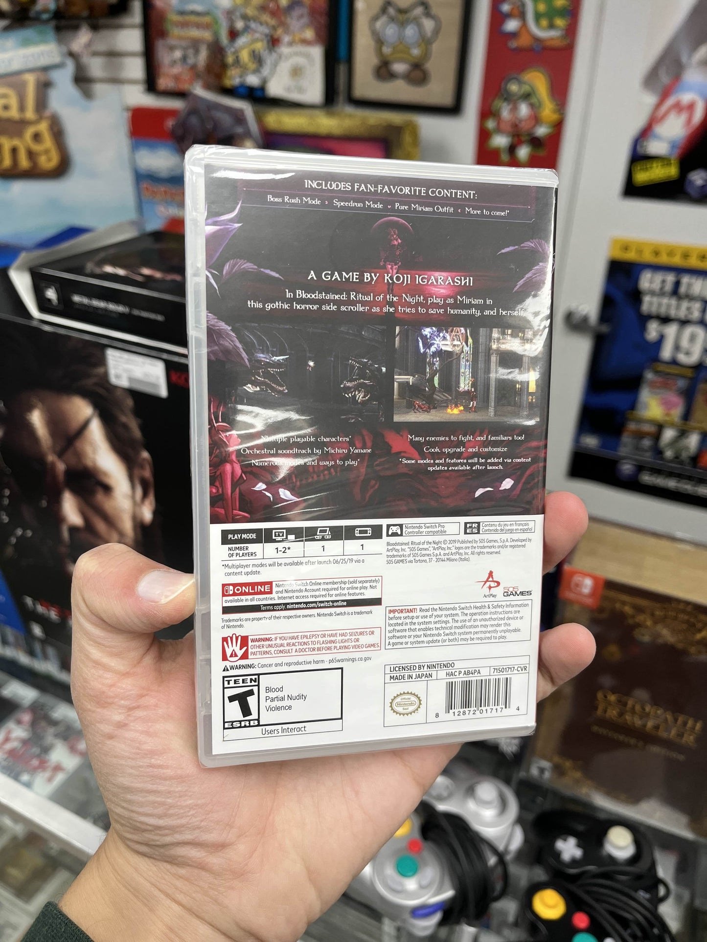 Bloodstained Nintendo Switch Special Edition *Sealed*