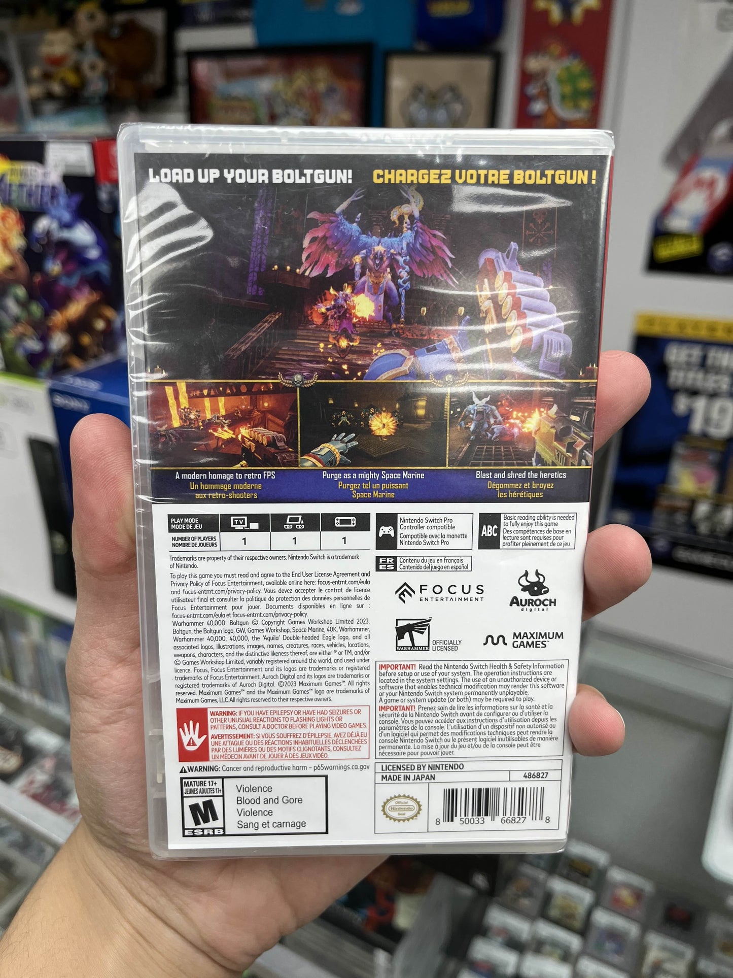 Warhammer Boltgun Switch Rare Sealed