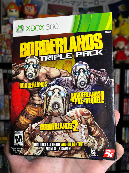 Borderlands Triple Pack Xbox 360 CIB