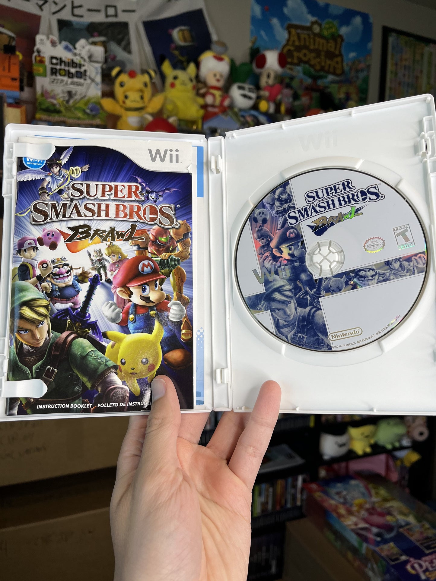 Super Smash Bros. Brawl Wii CIB Clean