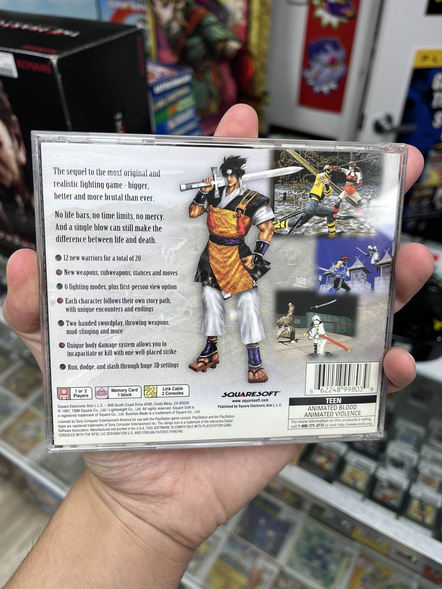 Bushido Blade 2 PS1 Complete Clean!