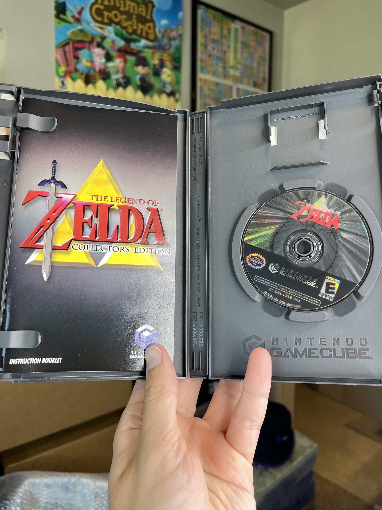 Zelda Collector's Edition GameCube Black Label CLEAN