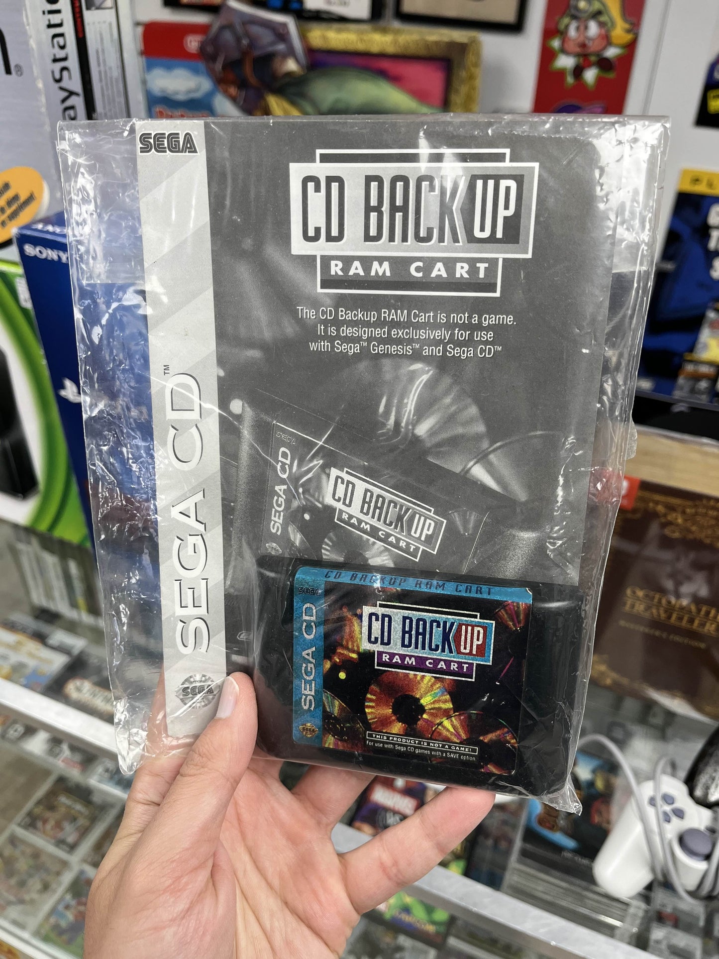 Sega CD CD Backup Ram Cart RARE