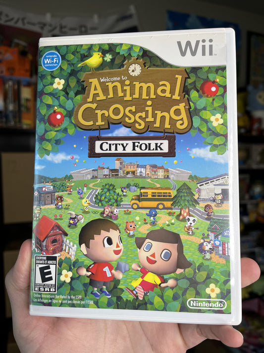 Animal Crossing City Folk Wii CIB Clean