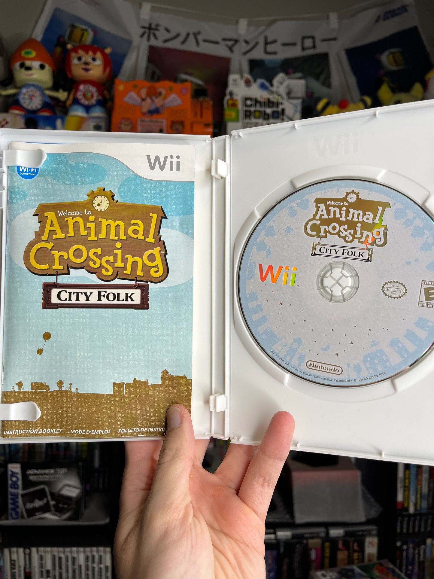 Animal Crossing City Folk Wii CIB