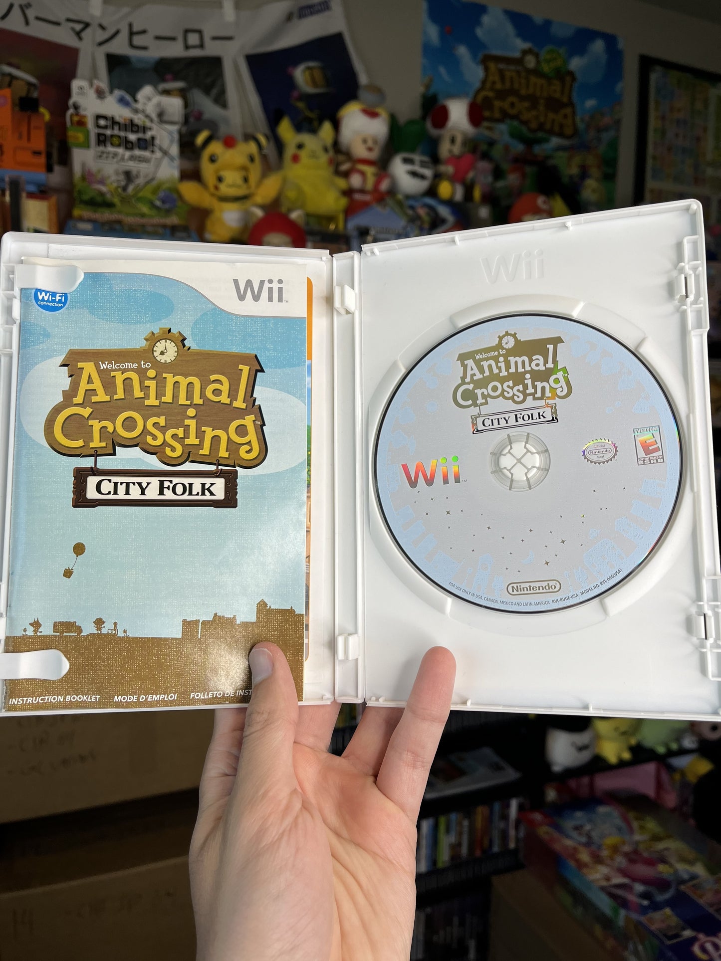 Animal Crossing City Folk Wii CIB Clean