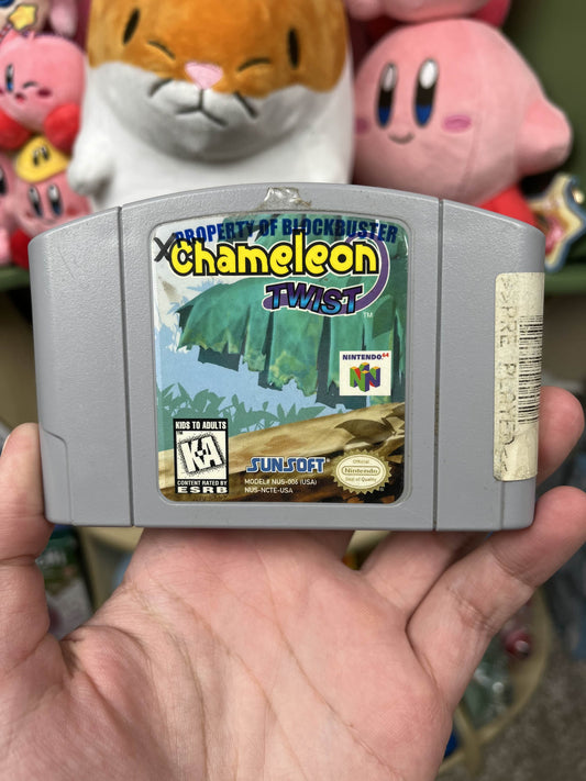 Chameleon Twist N64 Authentic