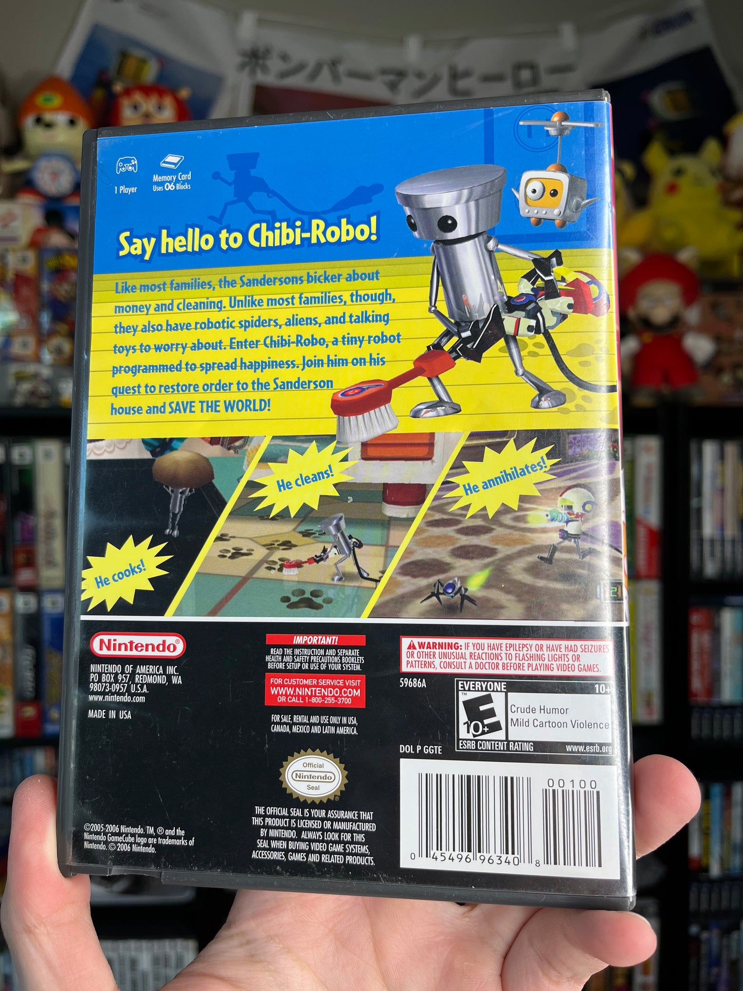 Chibi Robo GameCube CIB Clean