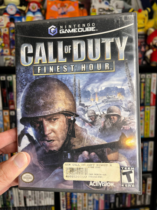 Call of Duty Finest Hour Nintendo GameCube