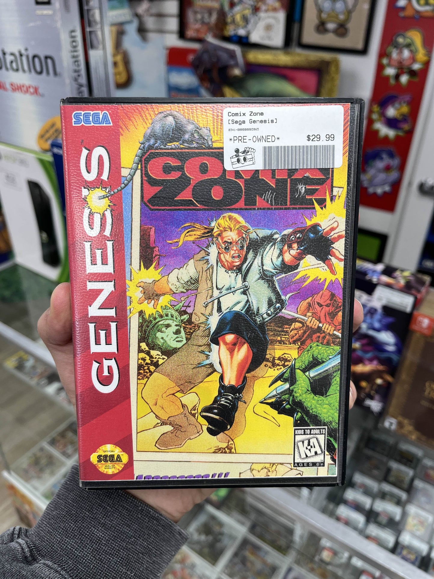 Comix Zone Sega Genesis