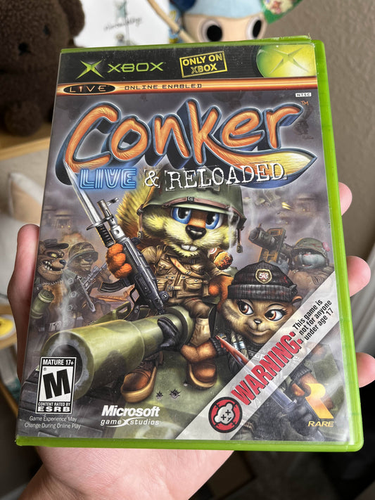 Conker Live & Reloaded Xbox CIB