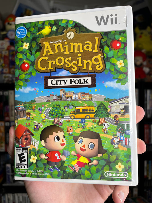 Animal Crossing City Folk Wii CIB