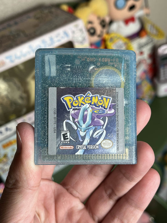 Pokemon Crystal GameBoy Color Clean Authentic