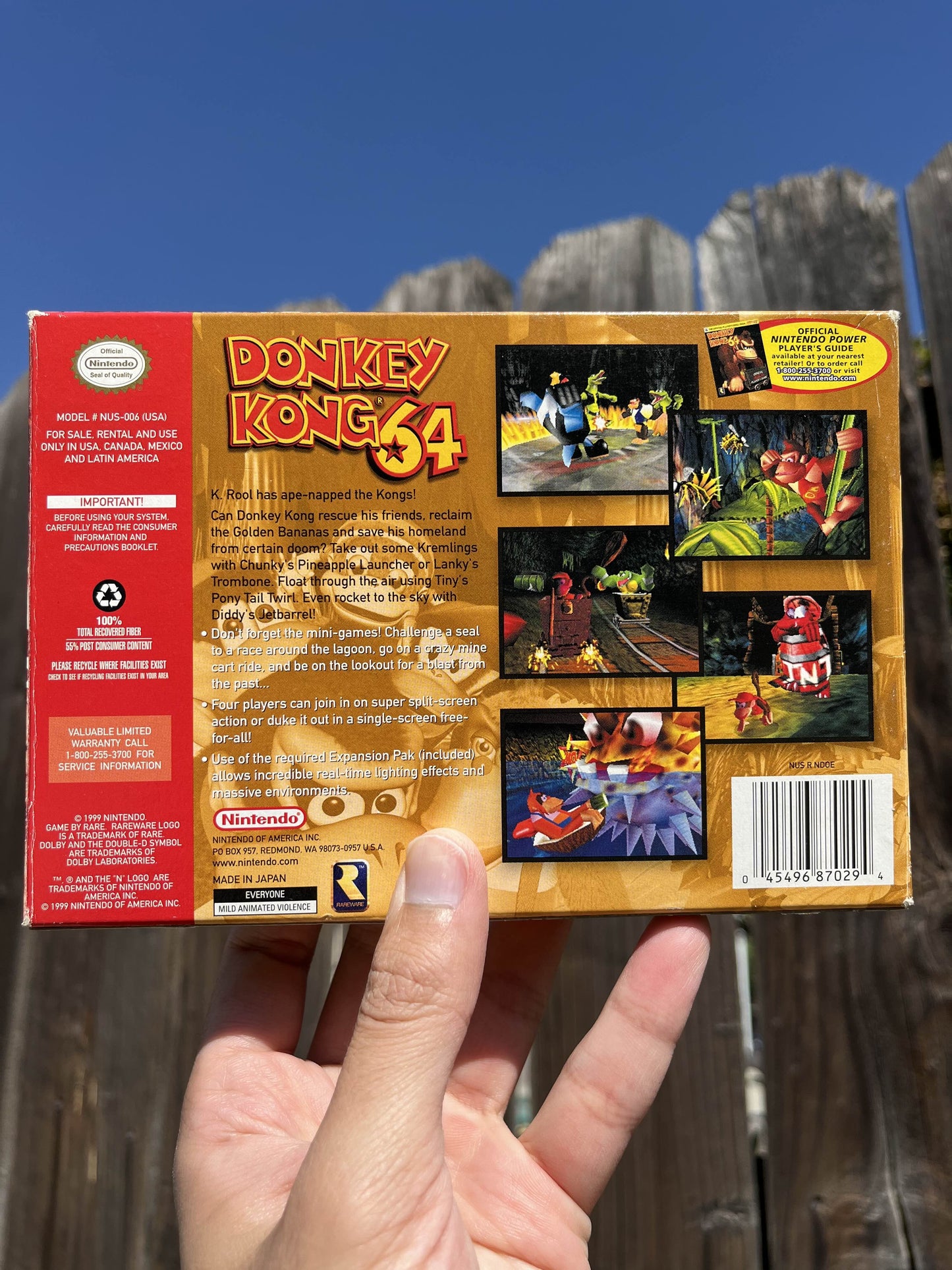 Donkey Kong 64 CIB Clean W/ Expansion Pak