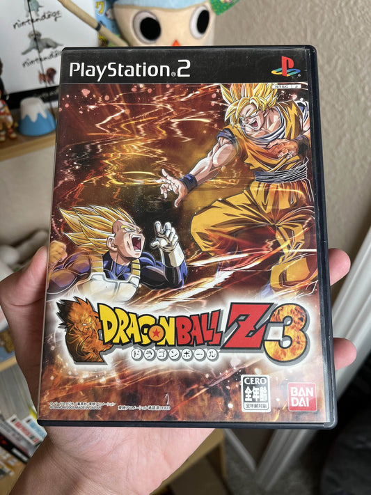 DragonBall Z 3 PS2 Japan CIB Clean