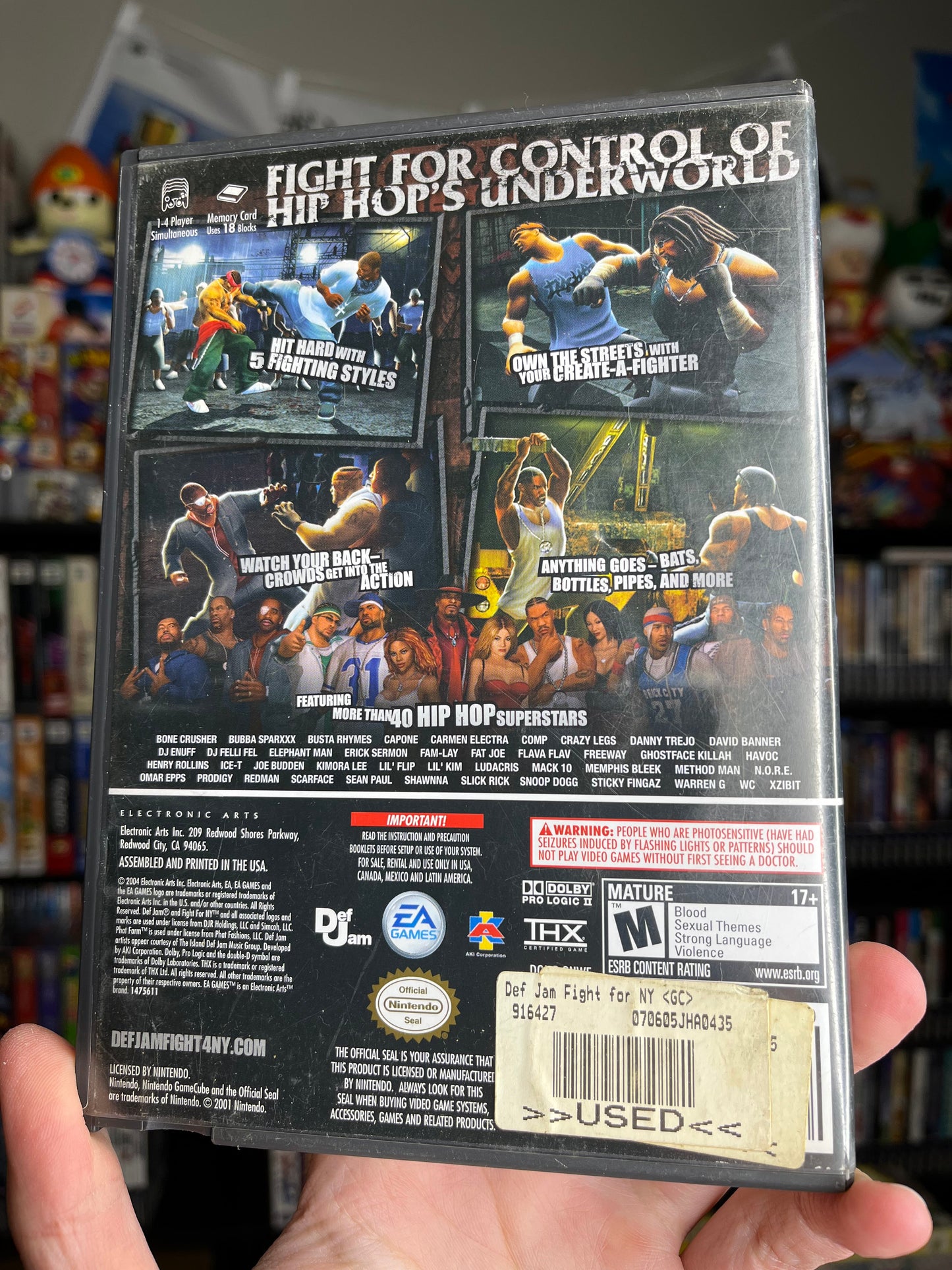 Def Jam Fight for NY GameCube CIB