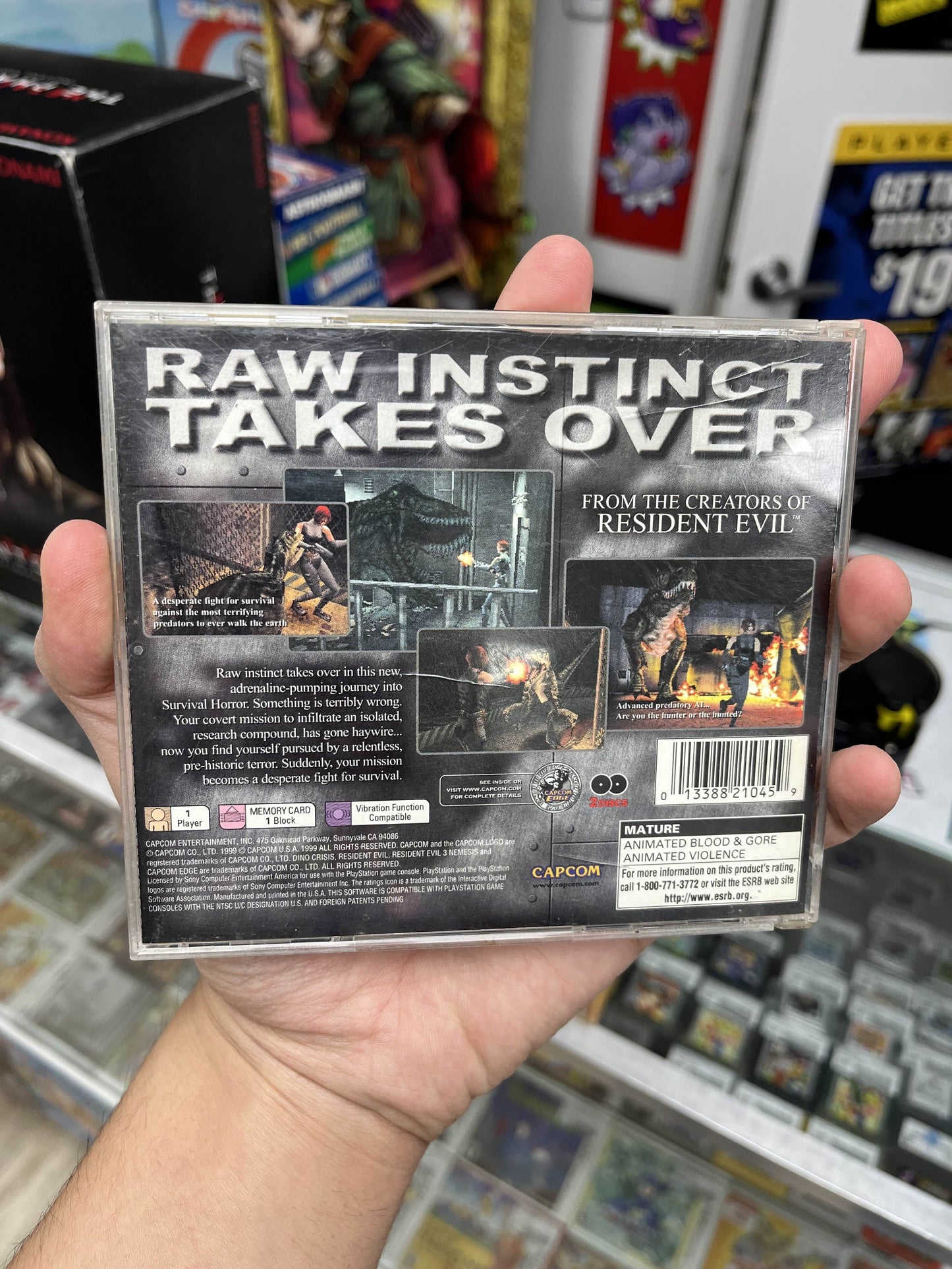 Dino Crisis PS1 Complete Clean!