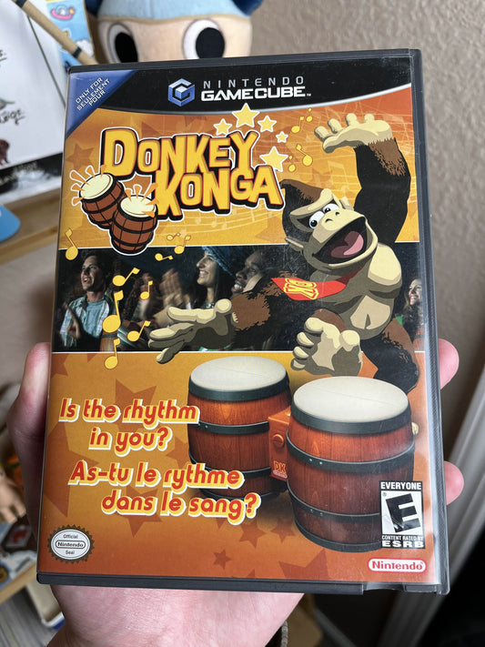 Donkey Konga GameCube CIB Clean