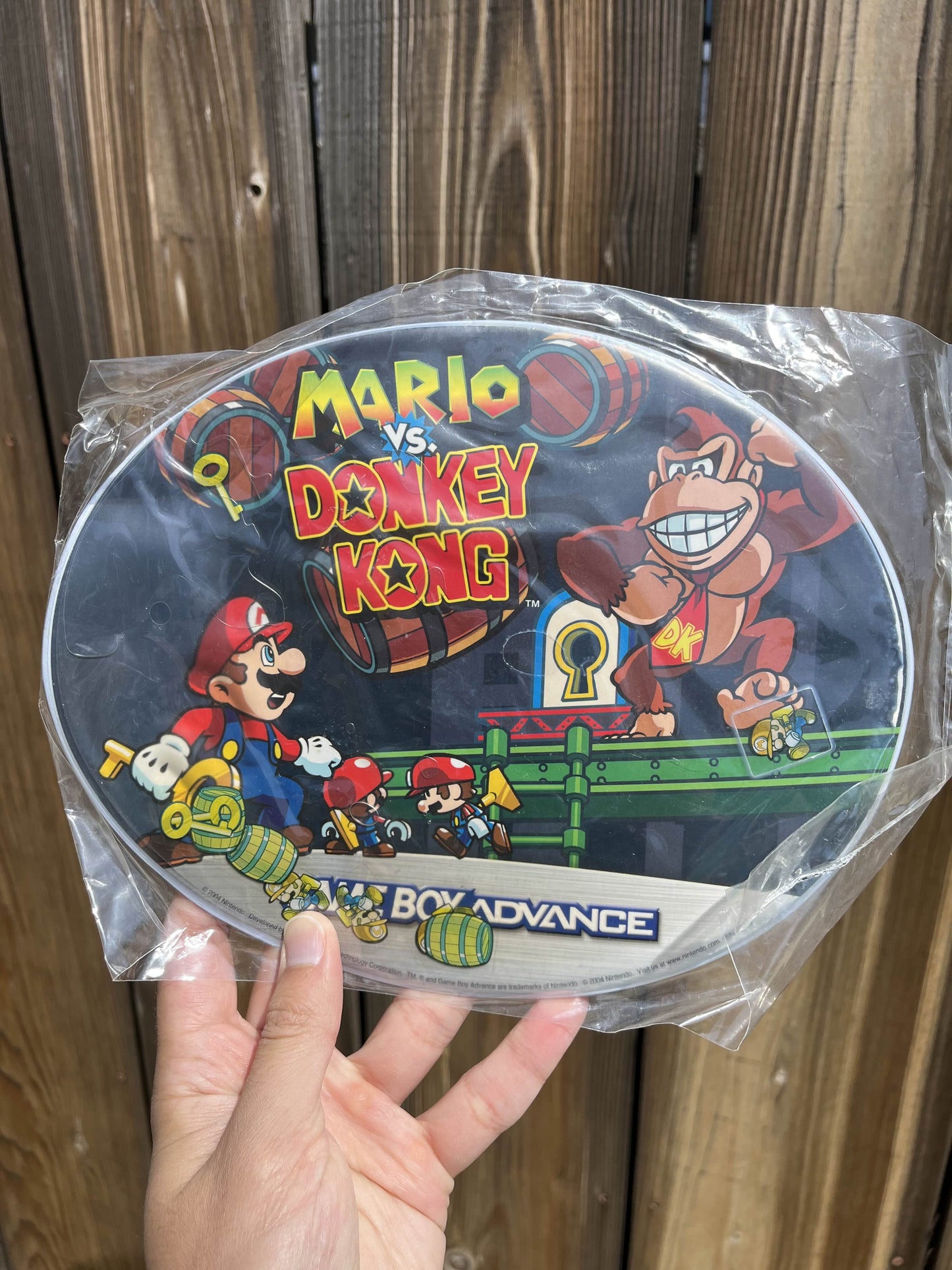 Mario Vs. Donkey Kong Water Mousepad SEALED & RARE
