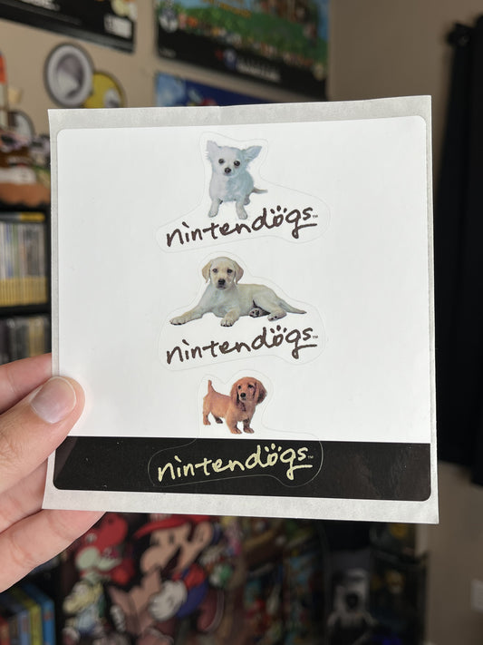 Nintendogs Promotional Sticker Sheet