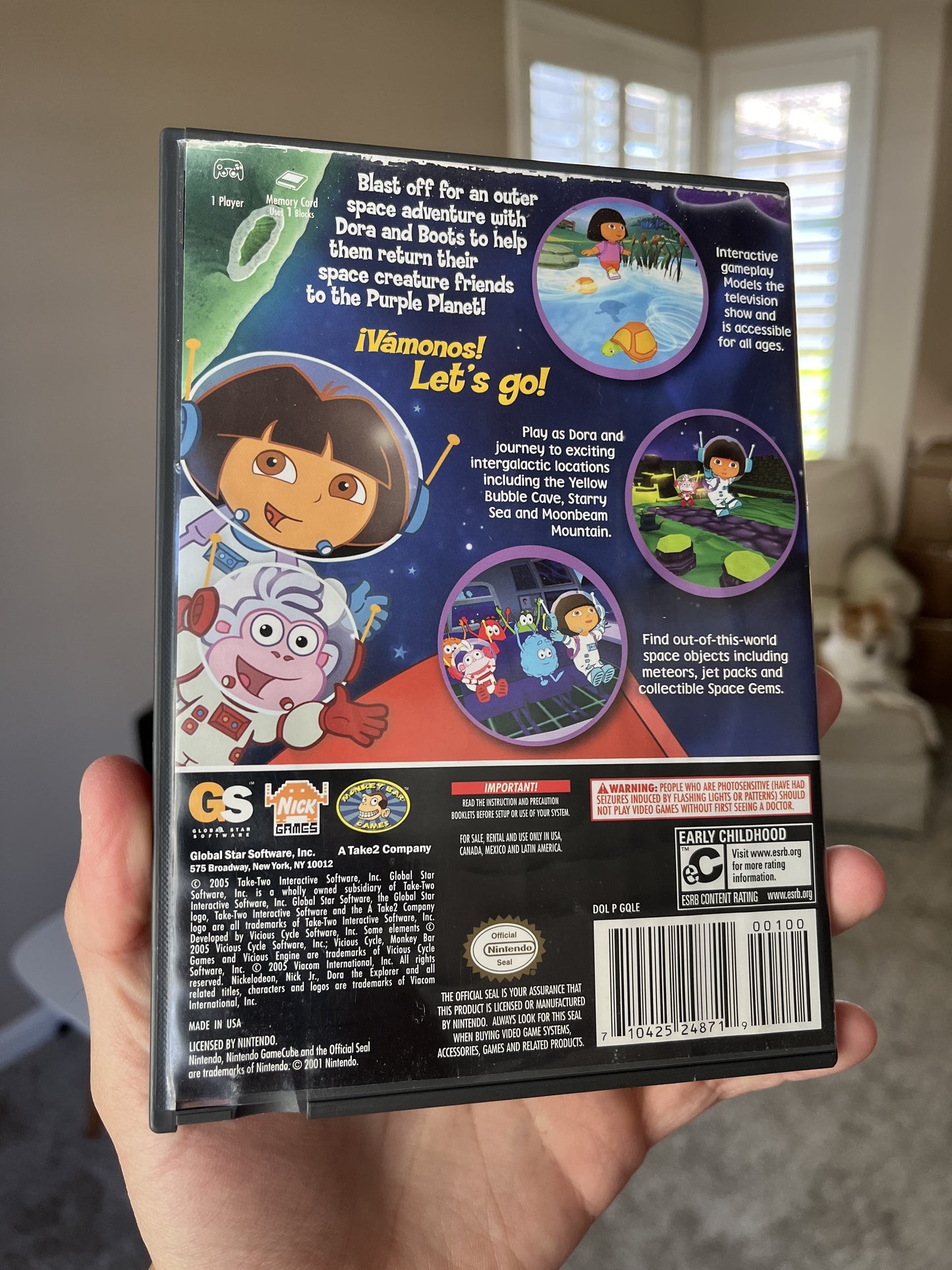 Dora the Explorer Journey to the Purple Planet GameCube Boxed