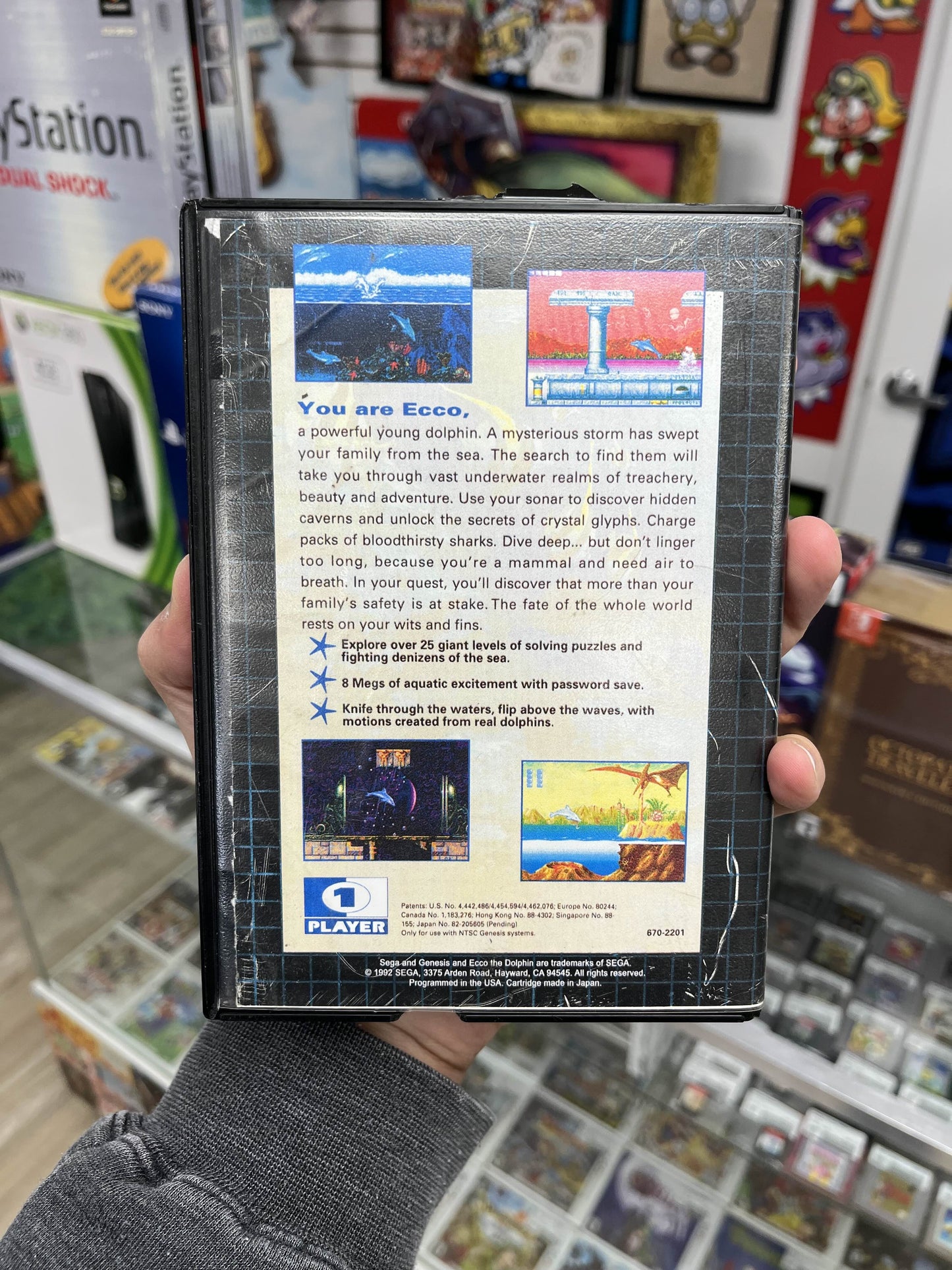 Ecco the Dolphin Sega Genesis Complete
