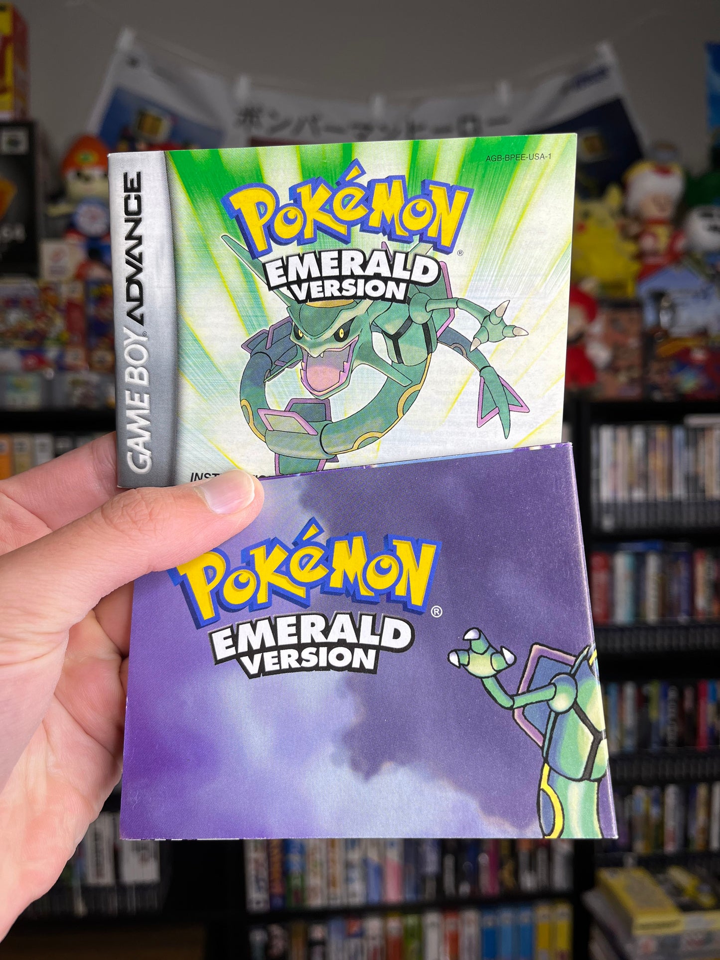 Pokemon Emerald GBA CIB W/ Poster