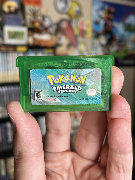 Pokemon Emerald GBA Authentic Clean