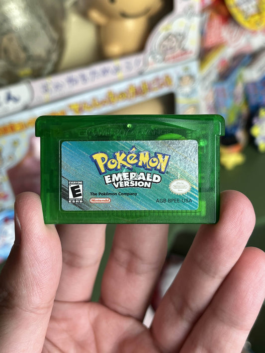 Pokemon Emerald GBA Authentic Tested