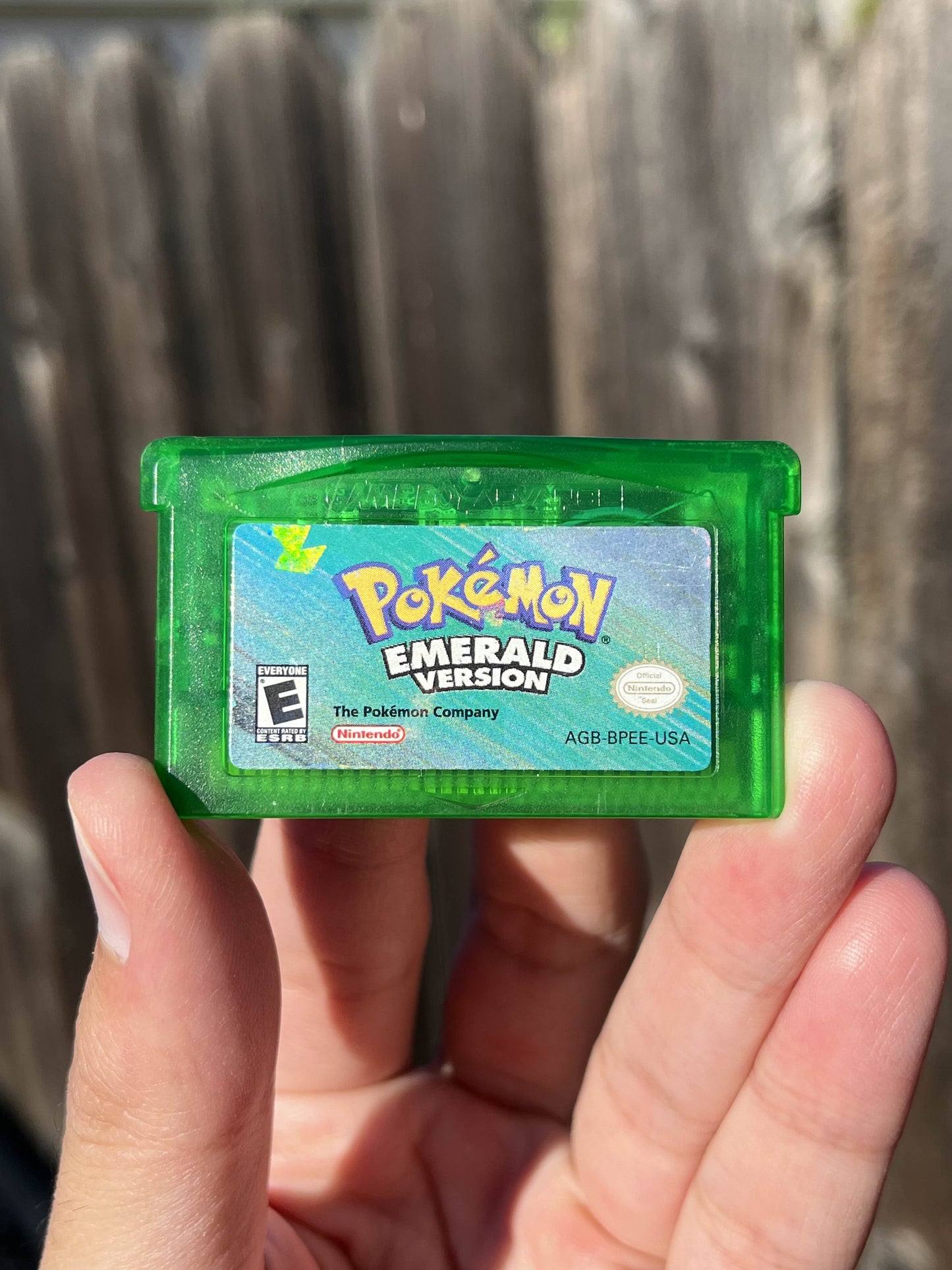 Pokemon Emerald GBA Authentic Clean