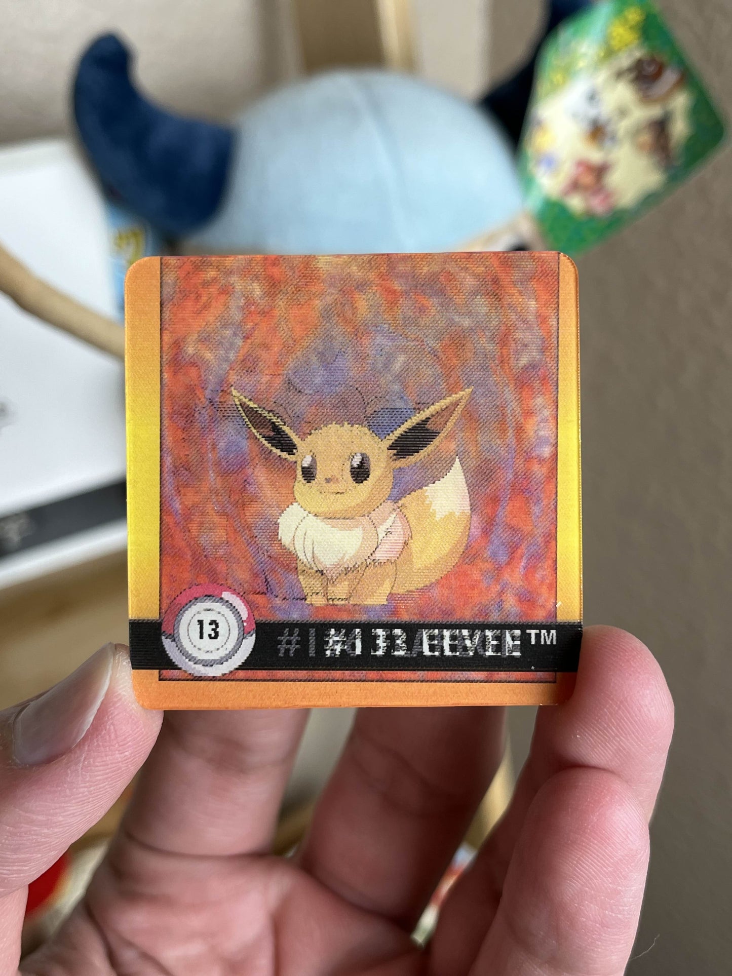 Pokemon Lenticular Card Eevee/Flareon MINT