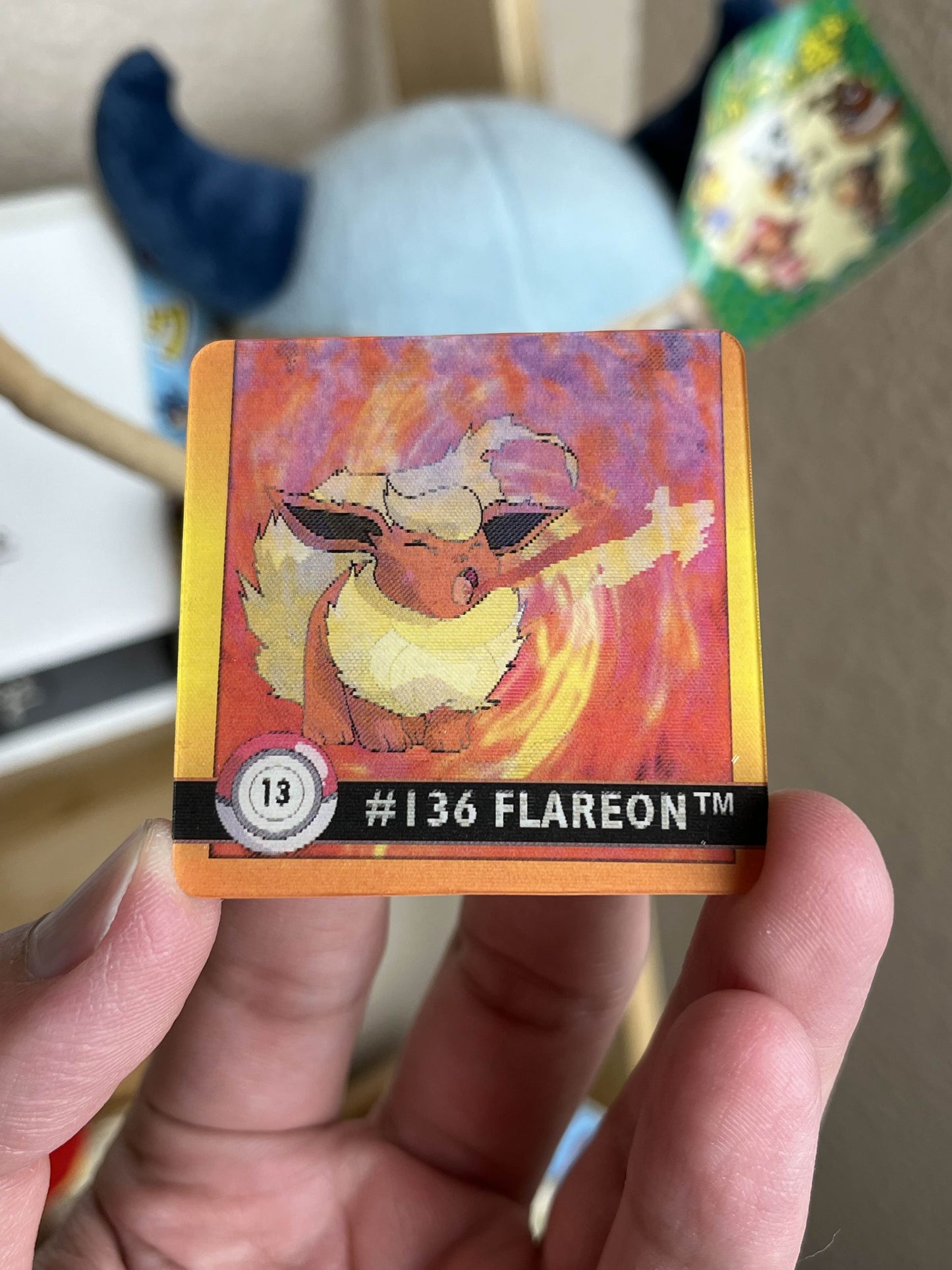 Pokemon Lenticular Card Eevee/Flareon MINT