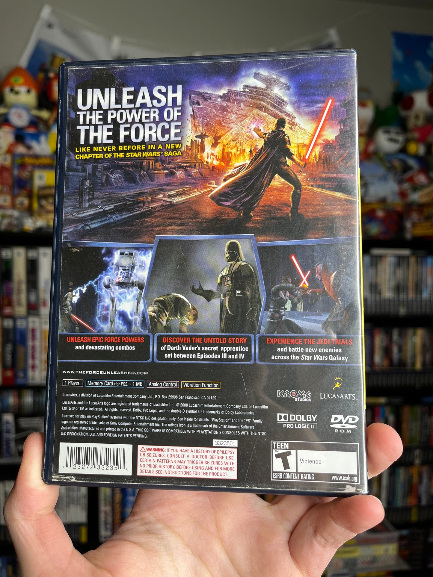 Star Wars Force Unleashed PS2 CIB