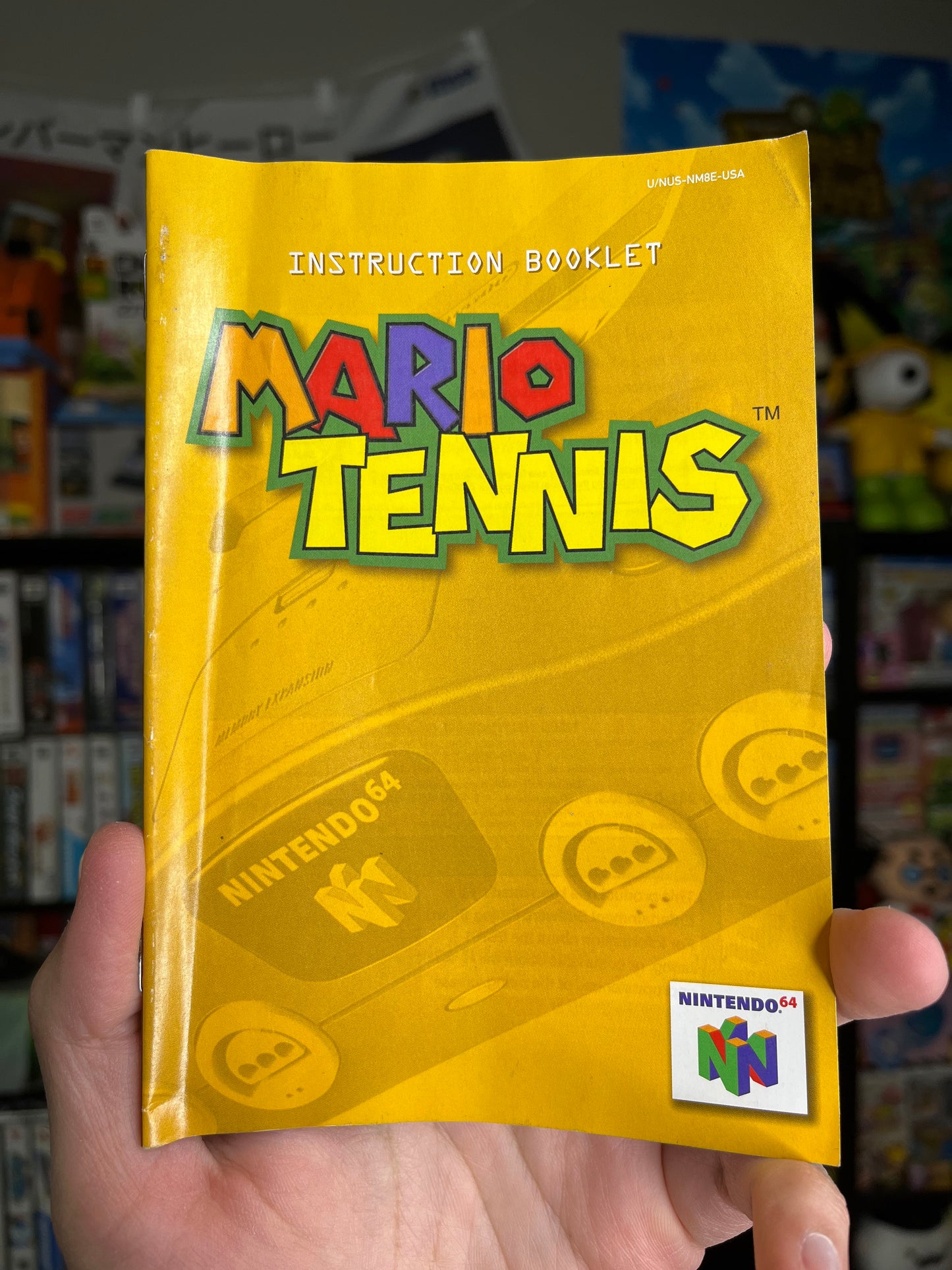 Mario Tennis N64 Clean Authentic W/ Manual