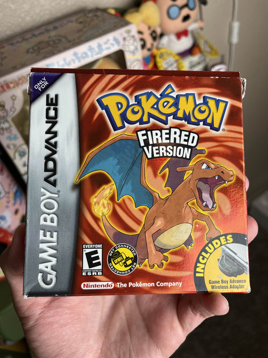 Pokemon Fire Red GBA Complete Authentic