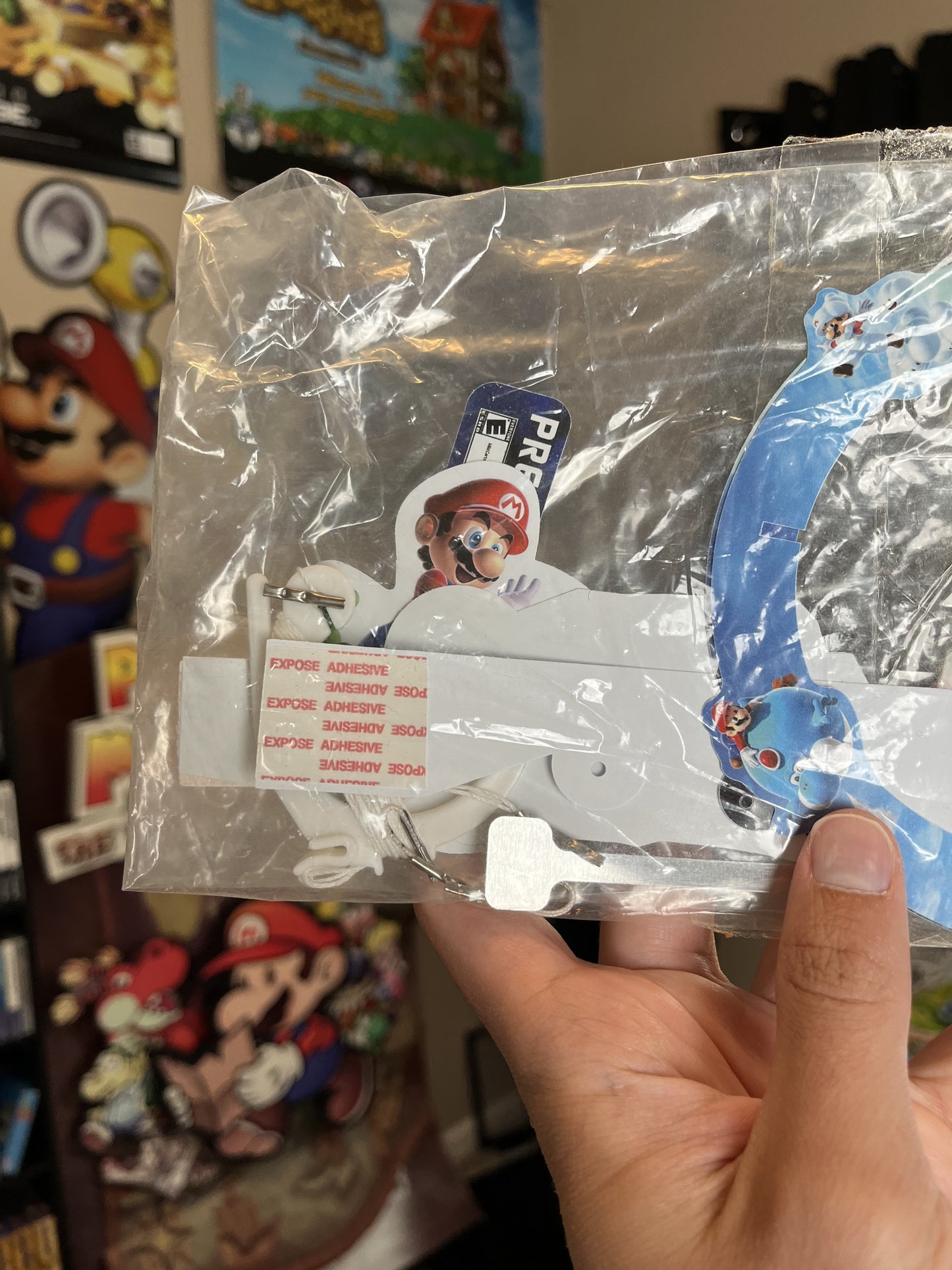 Super Mario Galaxy 2 Wii Hanging Store Display NEW RARE