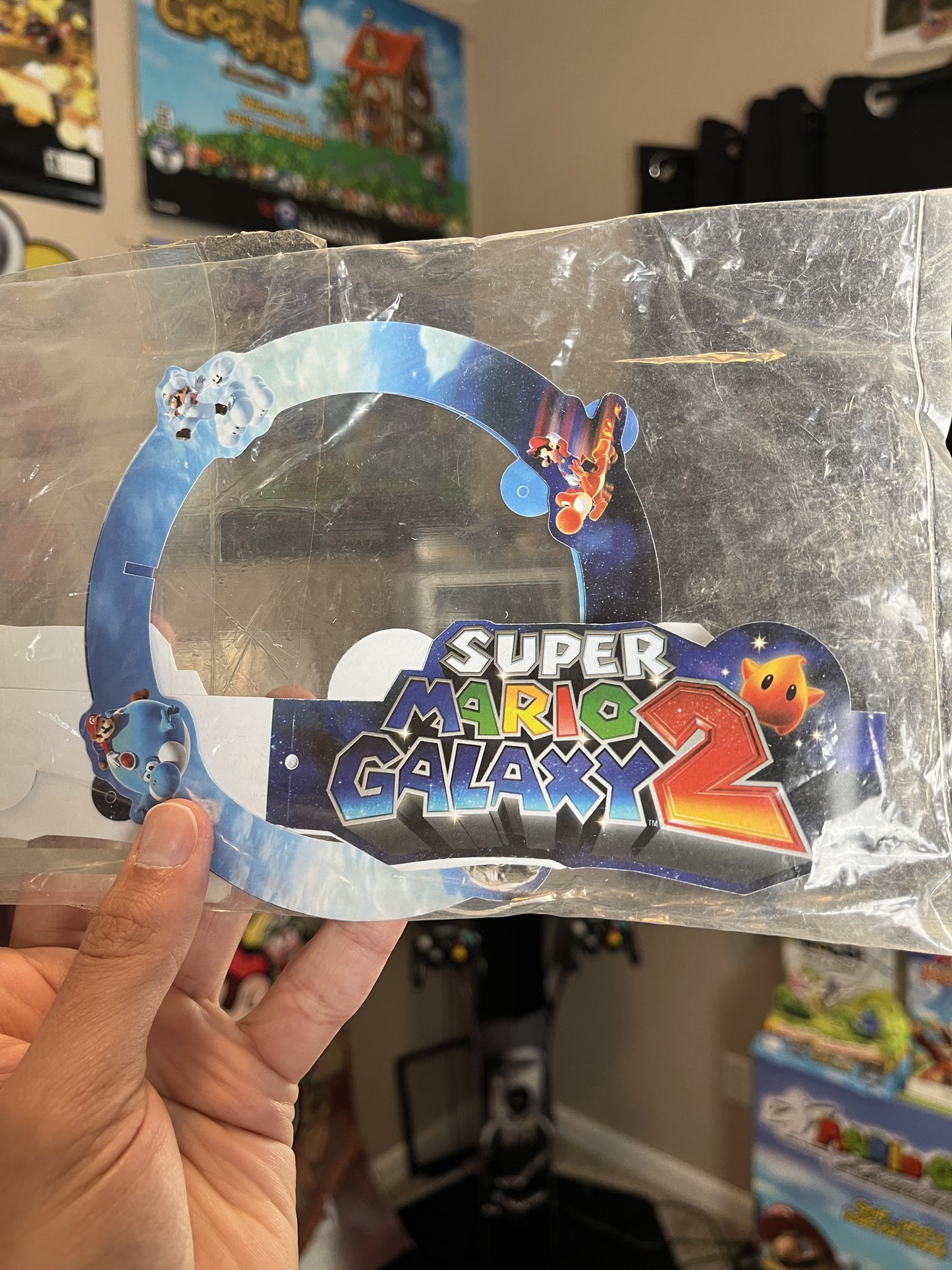 Super Mario Galaxy 2 Wii Hanging Store Display NEW RARE